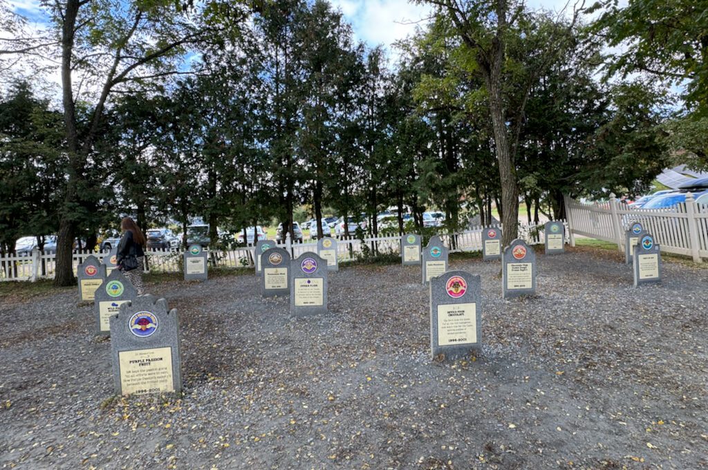 Ben and Jerry’s Factory flavor graveyard