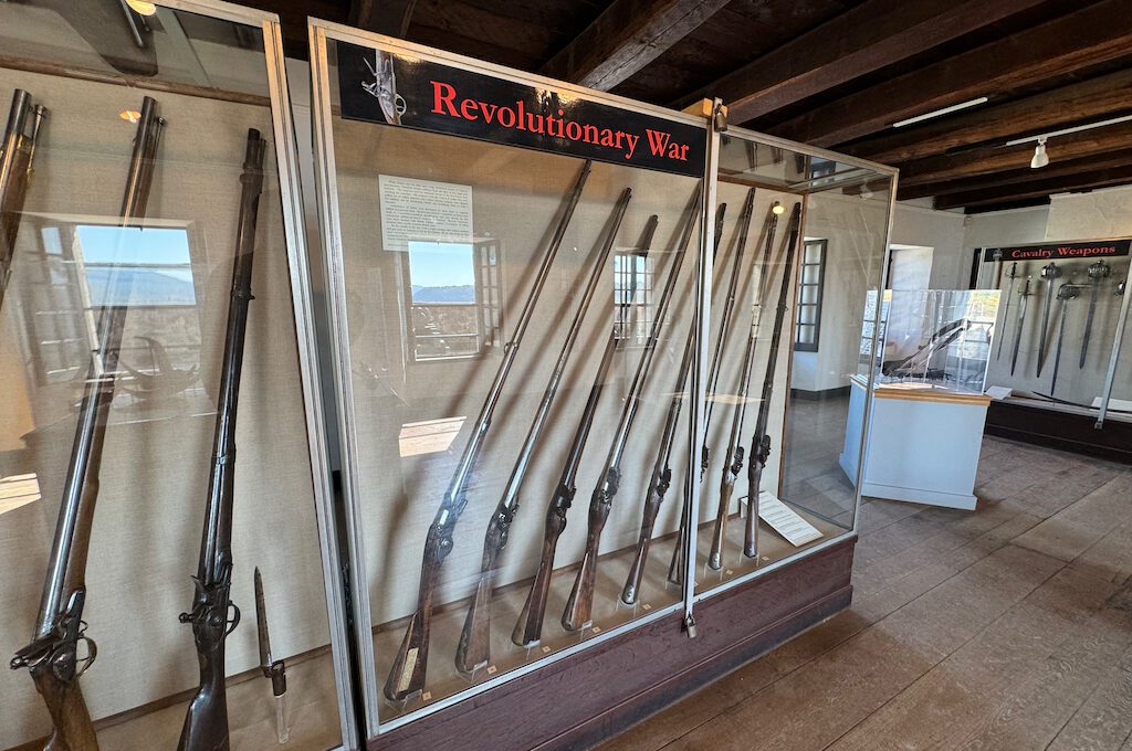 Fort Ticonderoga museum weapons collection