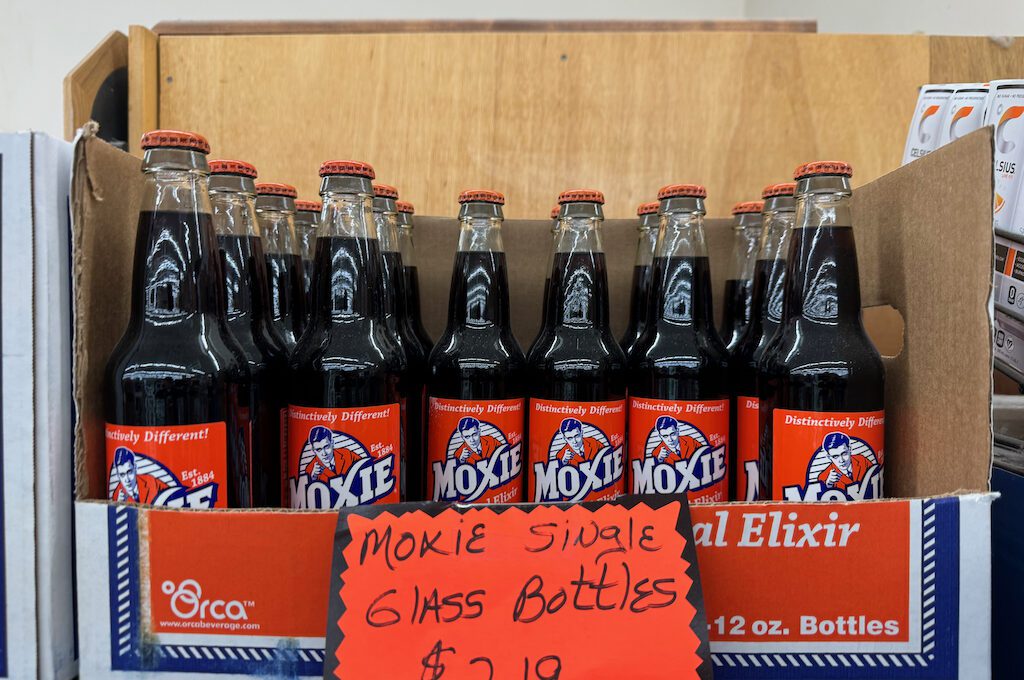 Moxie glass bottles