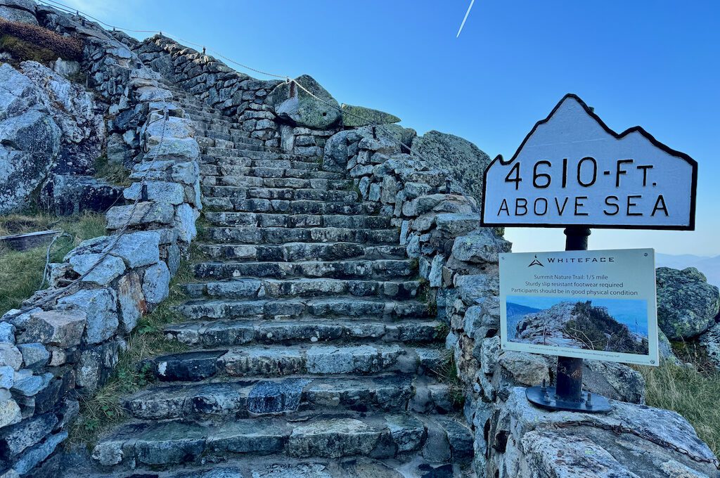 Whiteface Memorial Highway steps