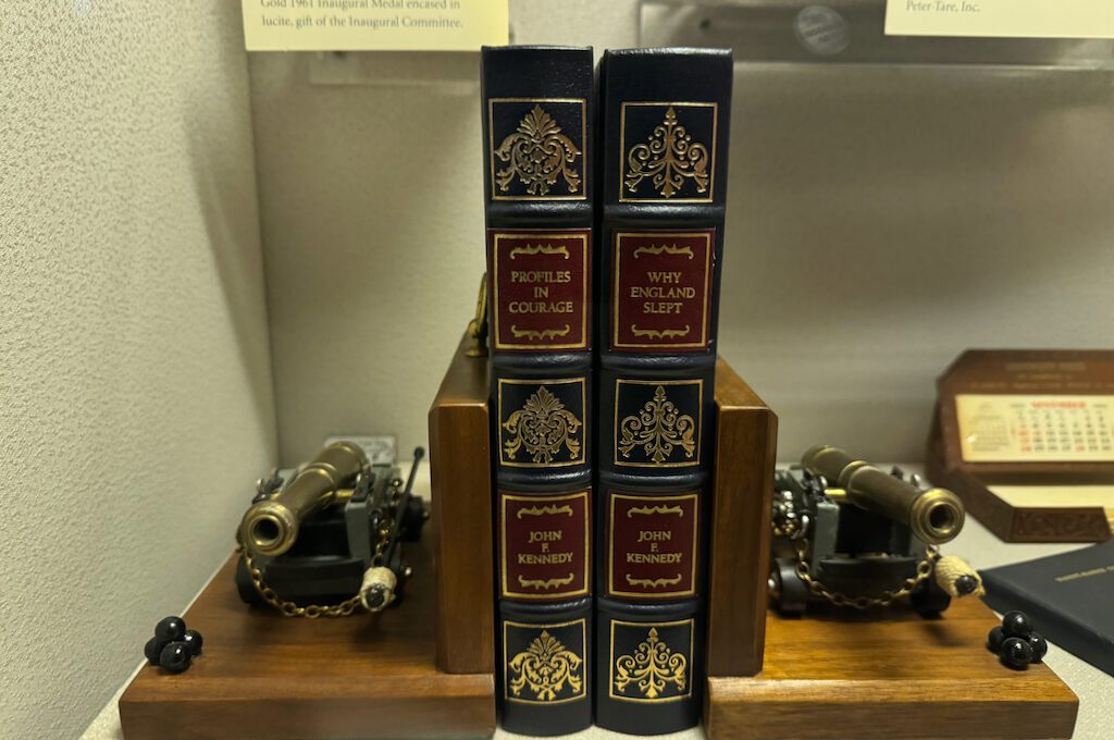 JFK Presidential Library and Museum bookends