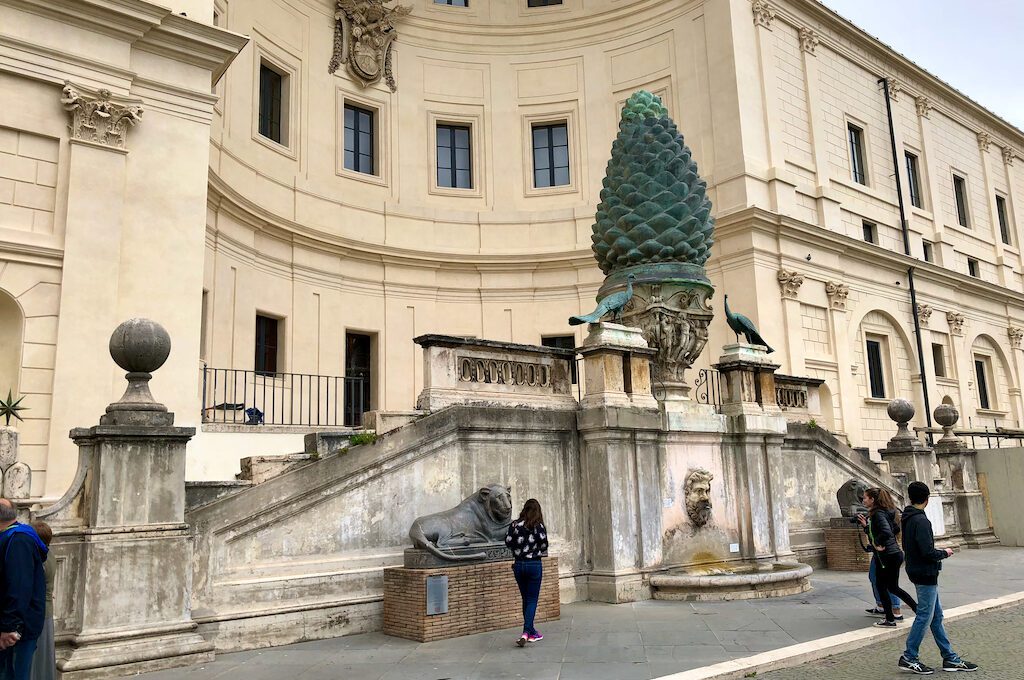 Vatican's Cortile della Pigna (Court of the Pine Cone)