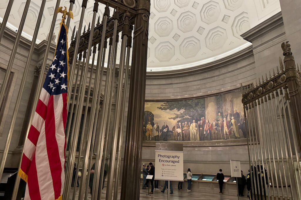 Rotunda at the National Archives Museum