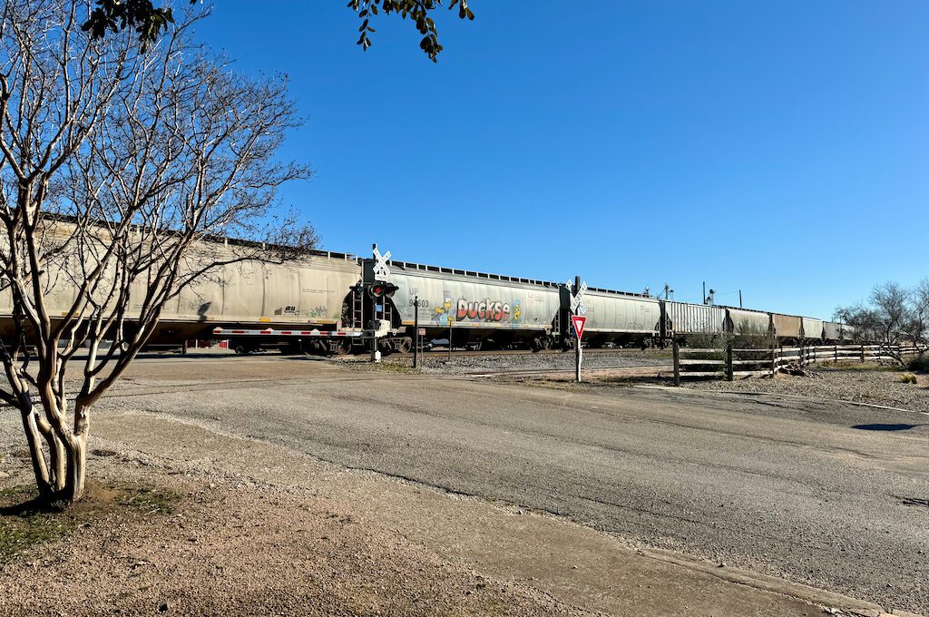 Crash at Crush train tracks location