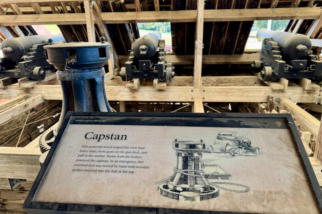 USS Cairo interior