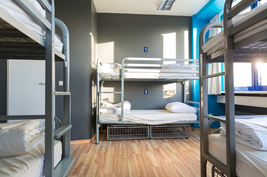 hostel bunks