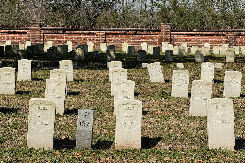 Chalmette Battlefield National cemetery