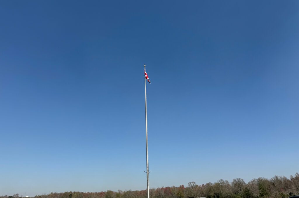 Chalmette Battlefield british flag