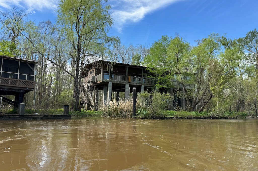 Honey Island Swamp Tour river homes