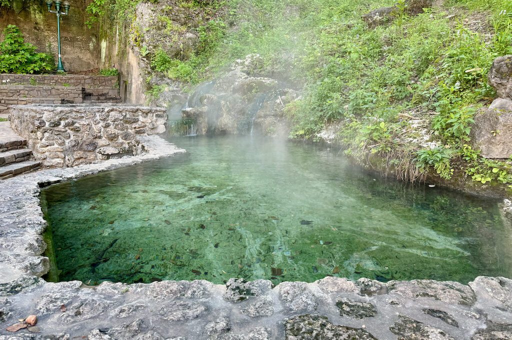 Hot Springs Arkansas  Hot Water Cascade,