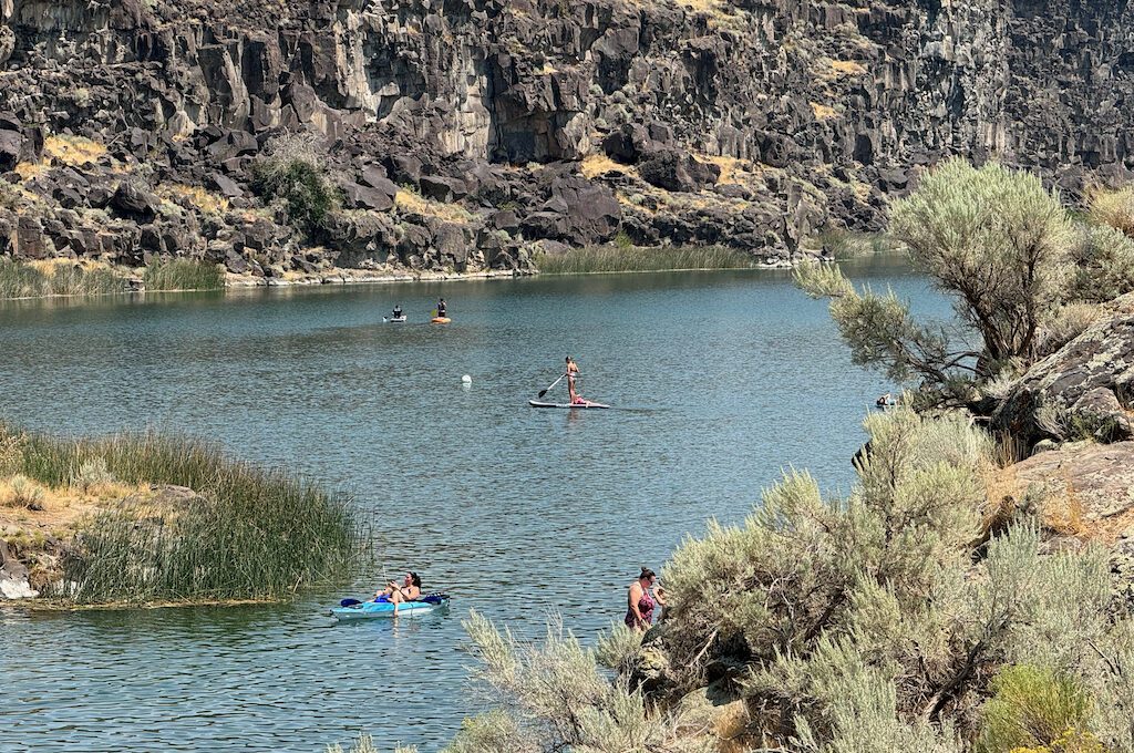 Dierkes Lake Park paddleboarder