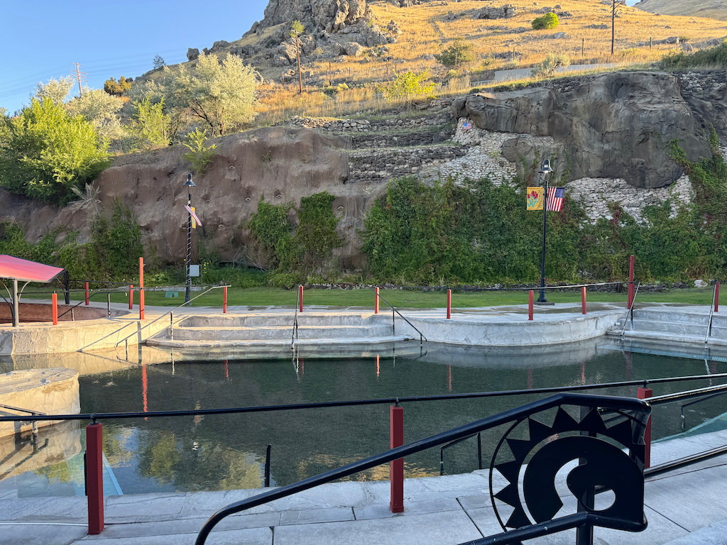 Hot Pools at Lava Hot Springs 112º F pool