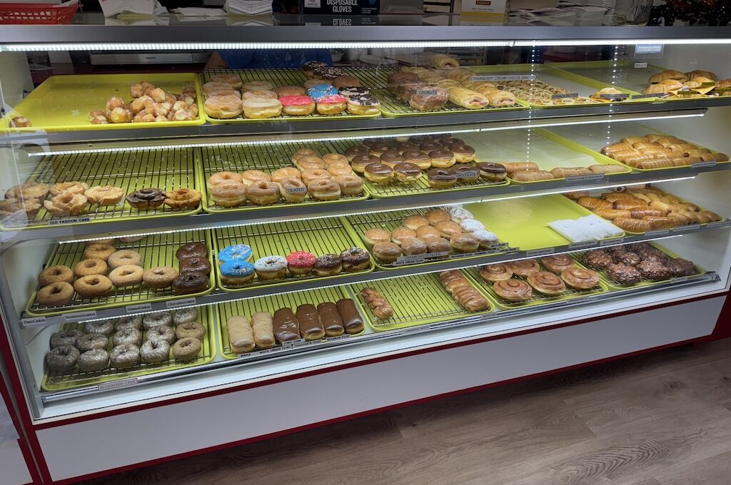 Donut case Golden Raised Donuts