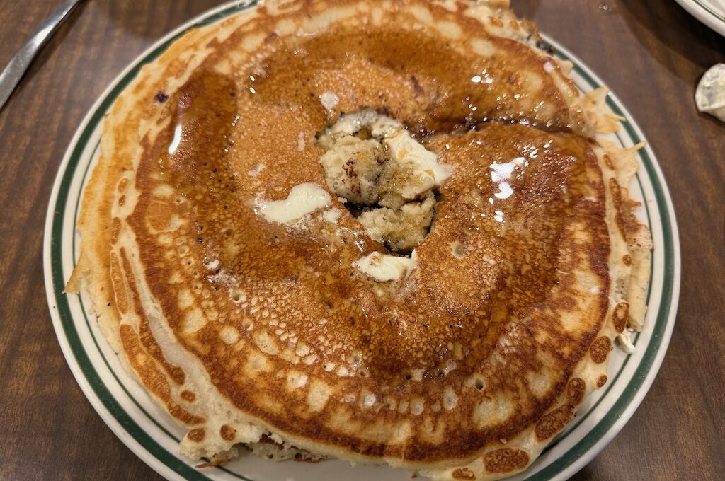 Pancake with syrup