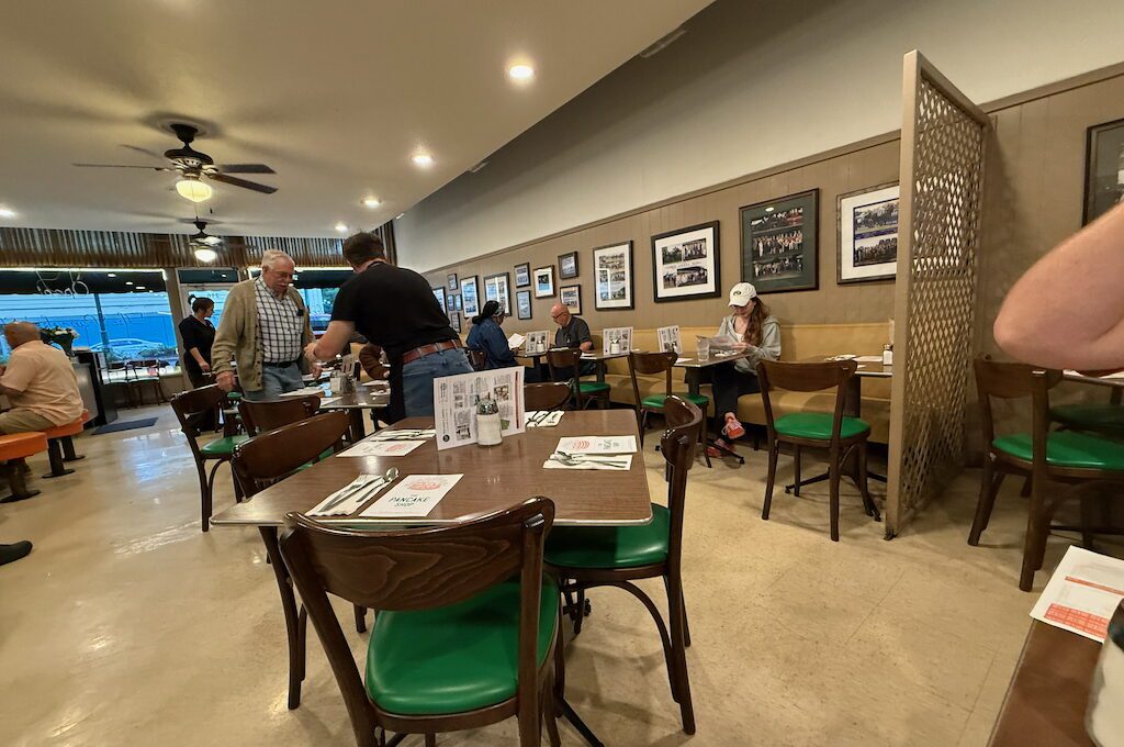 inside the The Pancake Shop