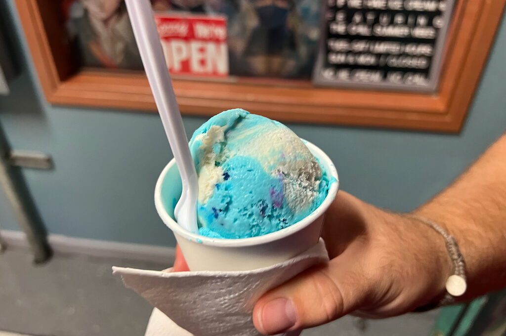 Ice cream at Chilkat Cones Juneau