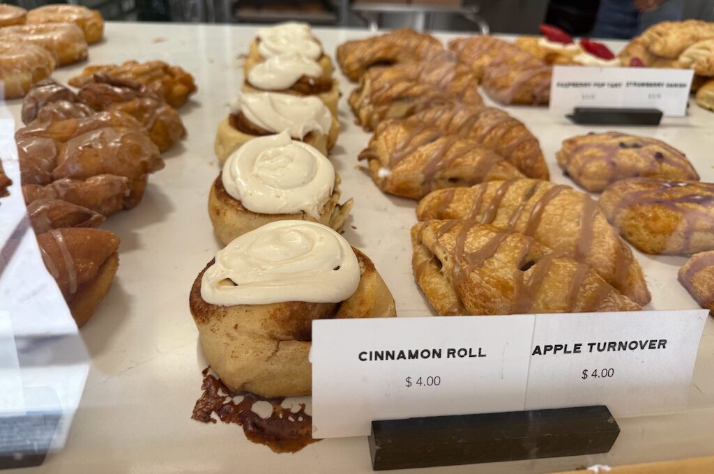 Fox and Bull Baking Co  cinnamon roll
