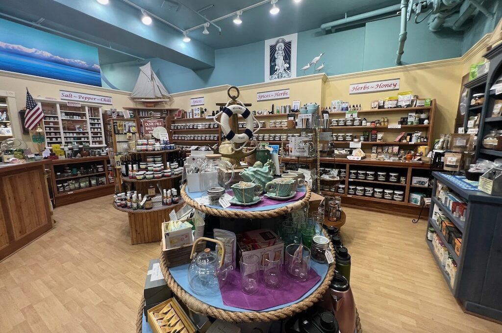 Interior of Harbor Tea & Spice Juneau