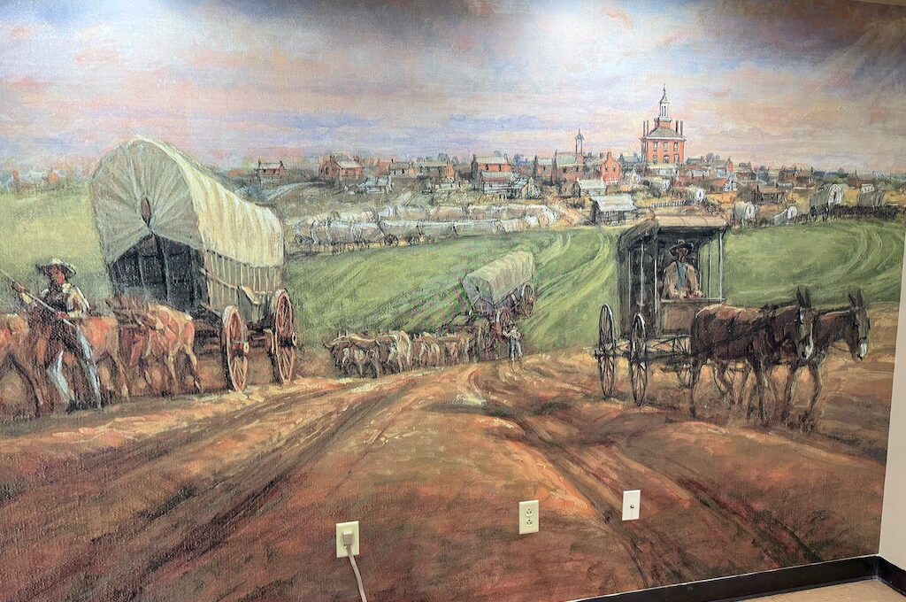 National Frontier Trails Museum mural