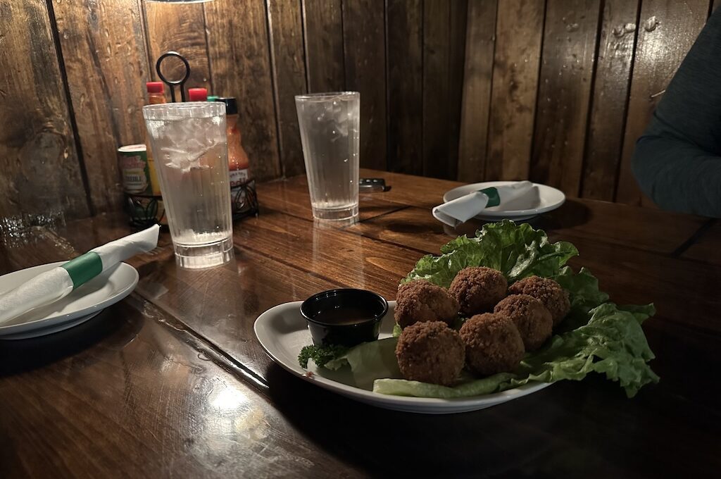 Lagniappe Cajun Creole boudin balls