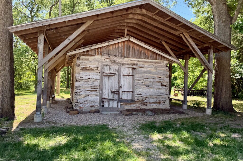 Old wooden building Lindsborg Old Mill & Swedish Heritage Museum