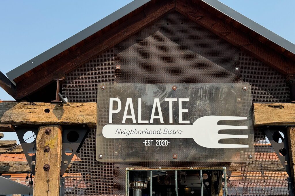 Exterior Palate Neighborhood Bistro