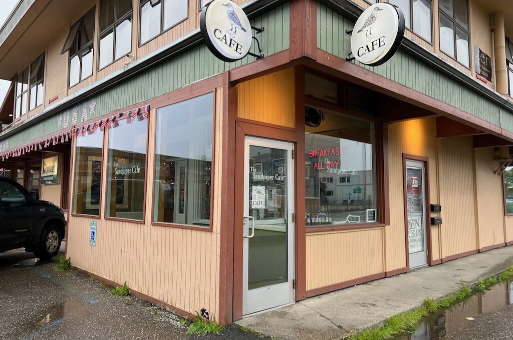 Exterior of Sandpiper Cafe Juneau