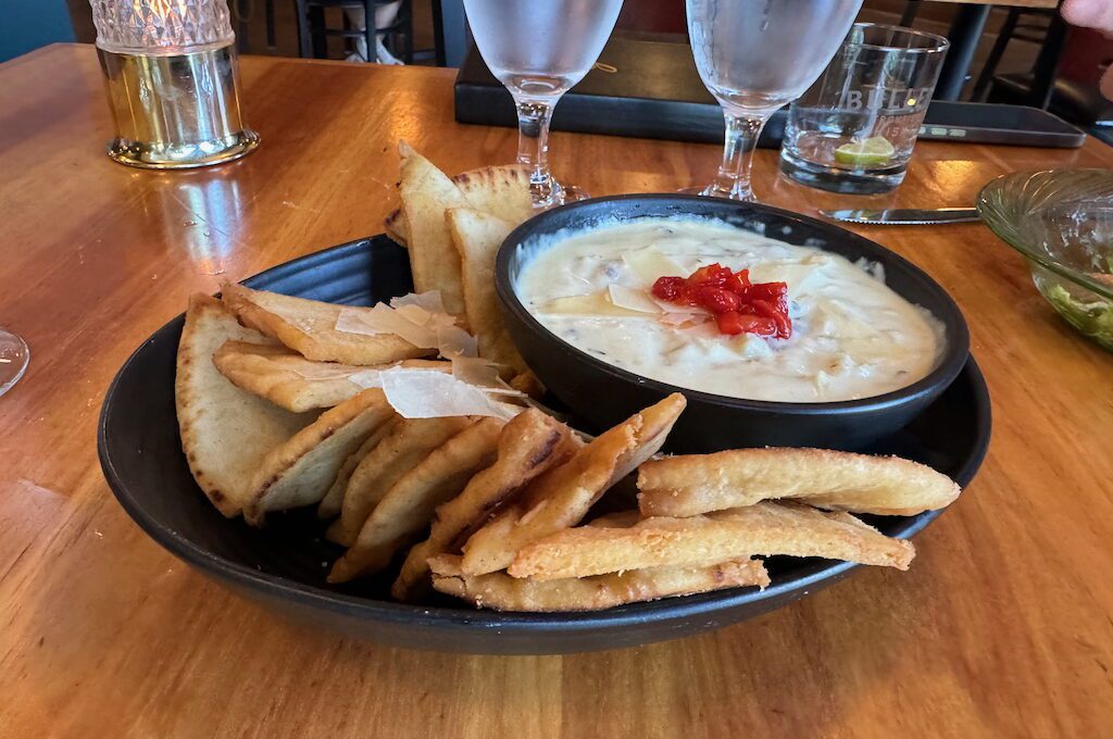 The Yellowstone Restaurant pita chips