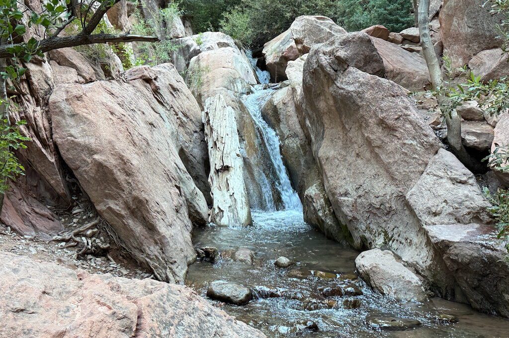 waterfall at Kanarra Falls