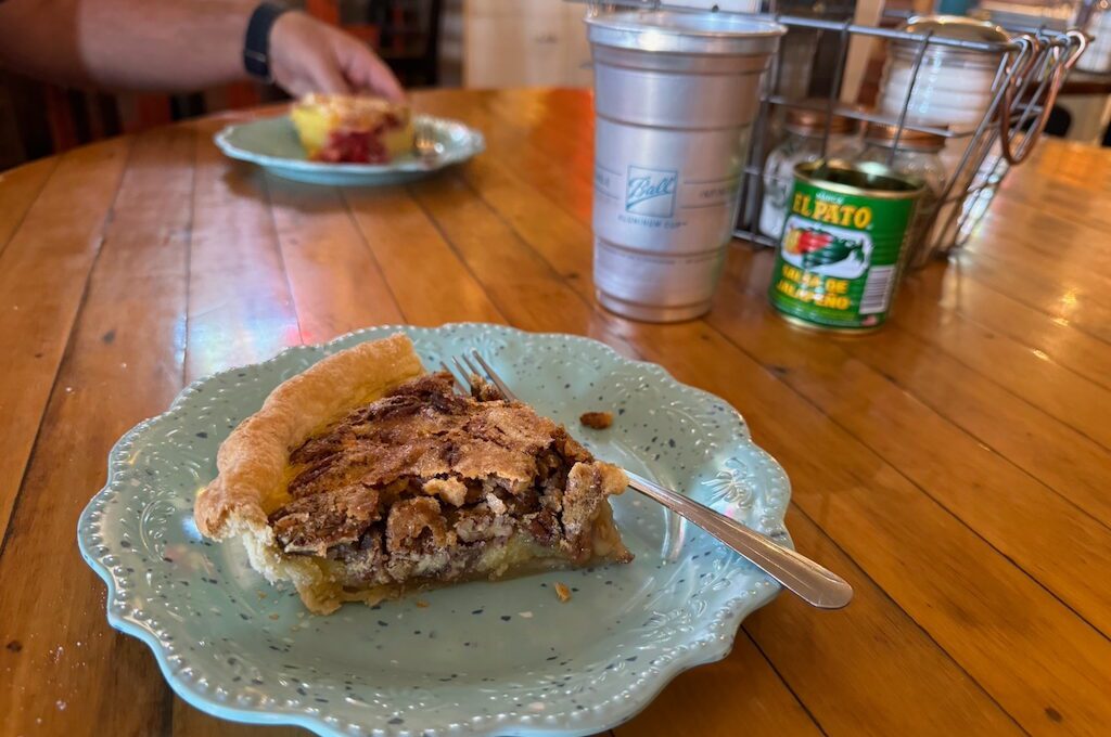 slice of pecan pie