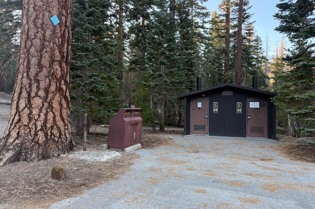 Mammoth Lakes’ Earthquake Fault bathroom