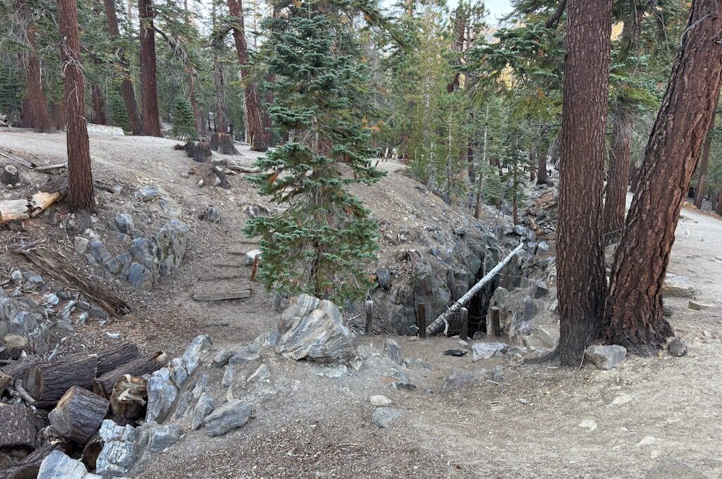Mammoth Lakes’ Earthquake Fault crossing